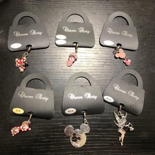 Disney Store Mickey Minnie Tinker Bell Charm Set of 6 Unused with Packaging Dama