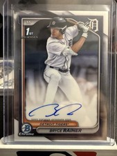 2024 Bowman Draft - Chrome Prospect Autographs Bryce Rainer #CPA-BR (AU, RC)
