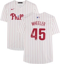 Zack Wheeler Philadelphia Phillies Signed Nike Limited Jersey w/Ring Bell Insc