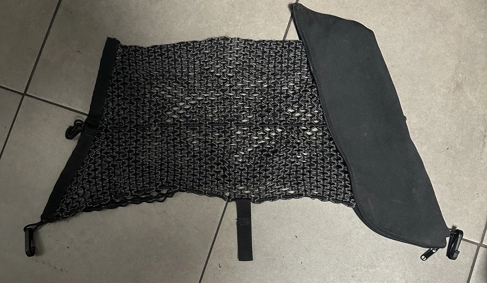 Infiniti Q60 2017-2022 maletero trasero maletero carga red de almacenamiento OEM con bolsa de almacenamiento Foto 3 de 3