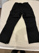 Slalom Snow Pants Womens Medium Black Insulated Waterproof Ski Snowboard Sled