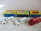 Matchbox Lesney Regular Wheels 2X #54 Cadillac Ambulance, #57 Rover Fire, boxes