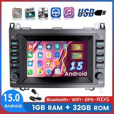 Autoradio Android15 GPS Navi BT Für Mercedes-Benz A/B Klasse/Vito W169 W245 W639