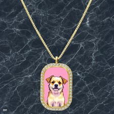 New Cute Dog Puppy Pendant Necklace Image Design Classy Gold Tone Epic