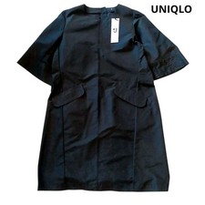Uniqlo +J black dress silk blend