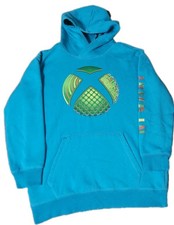    Microsoft Xbox Graphic Hoodie Jump In Blue Size Youth Teens XL 14/16 24x20