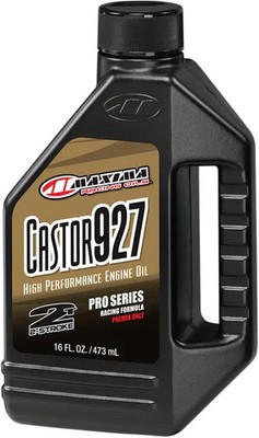 Maxima Castor 927 Pro Series 2T Racing Motor Oil 16 fl oz Honda CR500AF 97-14