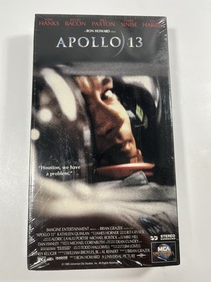 Apollo 13 1995 VHS Tom Hanks Kevin Bacon Bill Paxton MCA Universal 82418 SEALED!