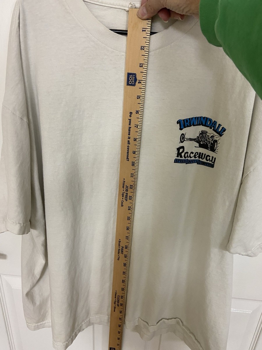 Vtg Irwindale Raceway Speed Safety Competition Racing T-Shirt XXXL View 4