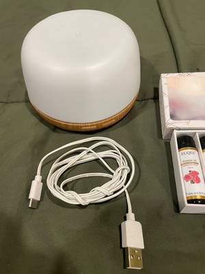 Essential Oil Diffuser 500ML Aromatherapy Diffuser Mist Humidifiers 7 Color LED