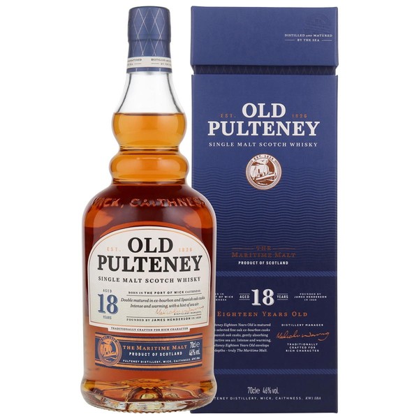 Old Pulteney 18 Years Single Malt Scotch Whisky 46% Vol. 700Ml-image