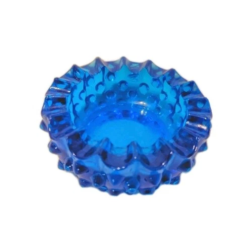 Fenton Blue Hobnail Art Glass Ashtray / Trinket Dish