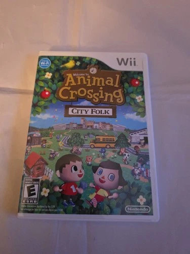 Animal Crossing City Folk  ( Nintendo Wii, 2008 )  No Manual  Mint Disc!!!