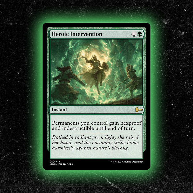 Heroic Intervention - Custom MTG Card - High-Quality