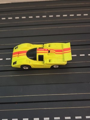 Tyco Pro Ferrari 512M Yellow/Orange Superglow Rare Runs Great Serviced Wow
