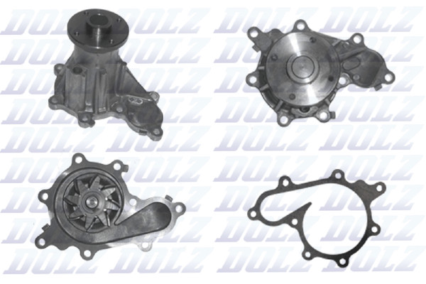 Dolz Wasserpumpe MotorküHlung N160 FüR Pick Navara D22 NP300 R51 UP Nissan D40 3-image