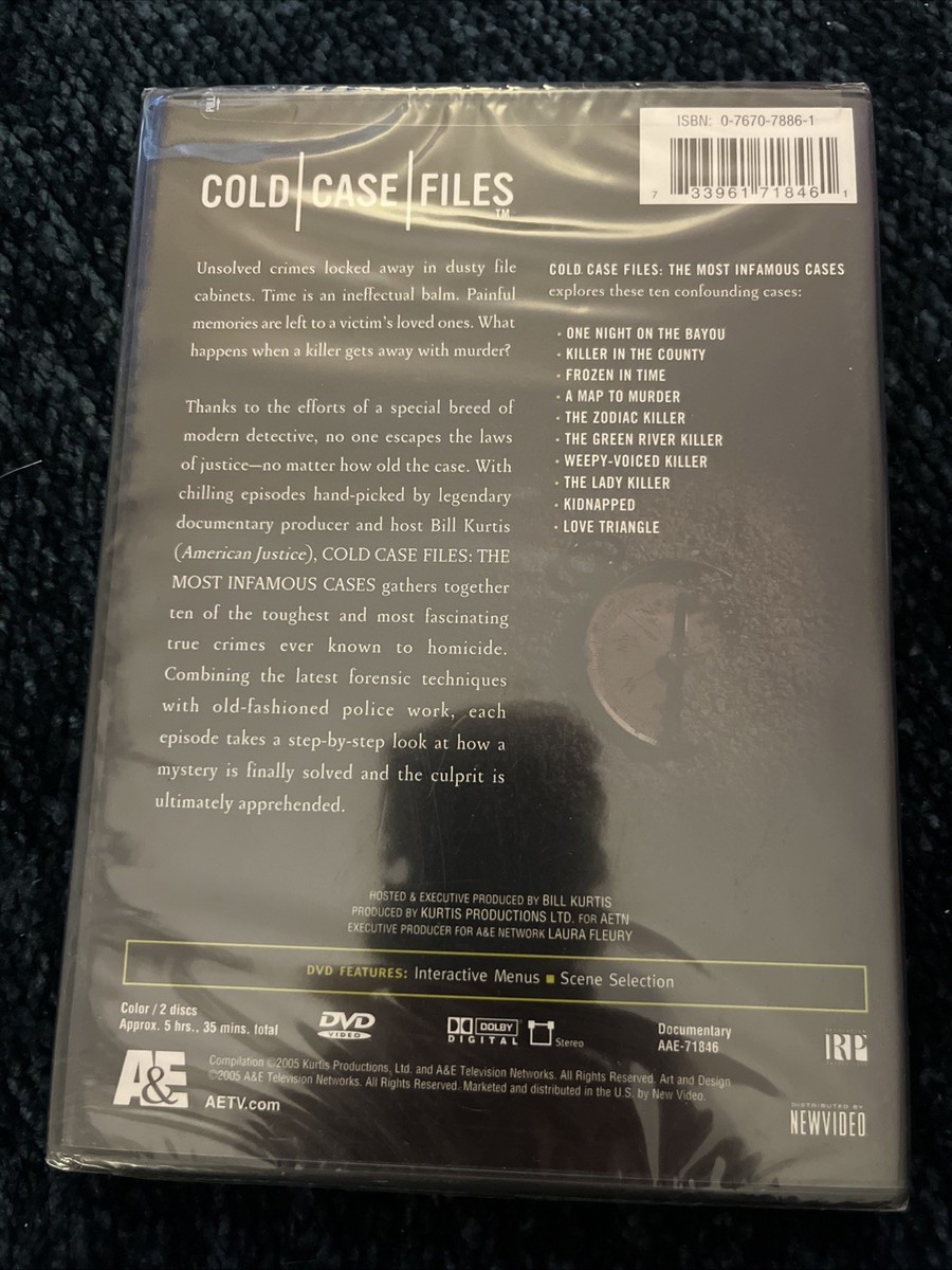 Cold Case Files: Most Infamous Cases (DVD, 2005) 733961718461| eBay