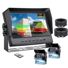 BSD Ai 7" DVR Record Monitor AHD Rear View Backup Cameras For Rv Truck Caravan