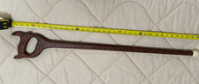 Vintage Handcrafted Leopardwood Walking Stick, Unique Handle Design