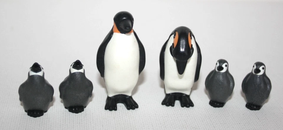 PLAYMOBIL 6649 4013 6634 9062 6259 FAMILLE PINGOUIN EMPEREUR ZOO AQUARIUM - Photo 1/2