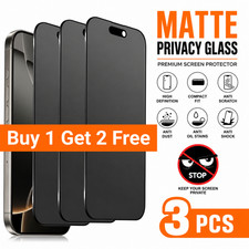 Privacy Tempered Glass Screen Protector For iPhone 17 Pro Max 16 15 14 13 12 11