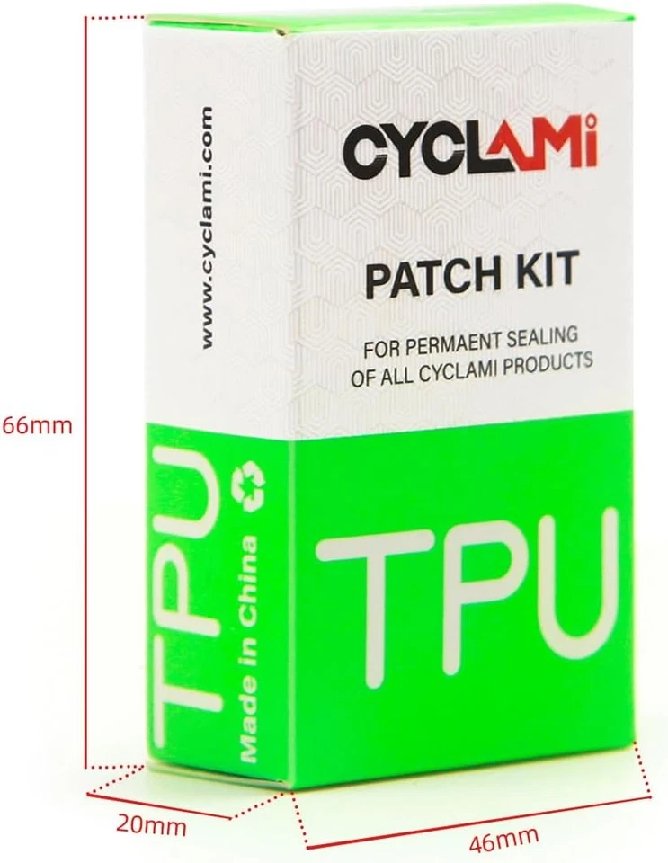 Kits de parches de tubo interior de bicicleta, kit de reparación de neumáticos de bicicleta, kit de parches de bicicleta de 8 piezas para...