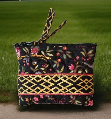 VERA BRADLEY Ming Coin Purse 100% Cotton Retired 2001 Asian Pattern Vintage 