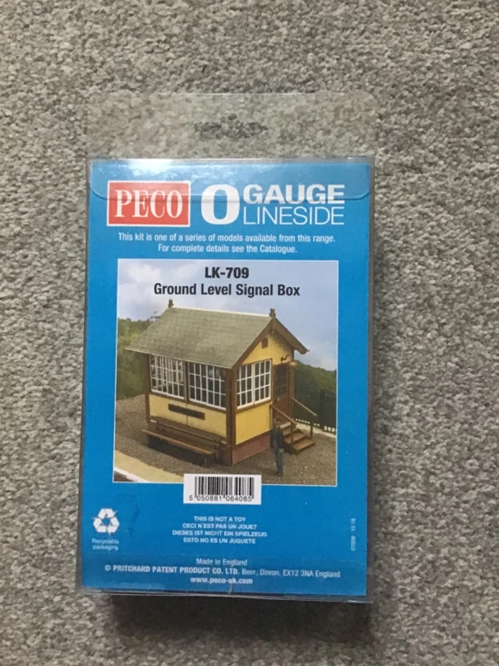 PECO LK-709 Ground Level Signal Box O Gauge Lineside Model Railway Train Scenery - Image 2 of 4