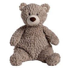Mary Meyer Stuffed Animal Snuggables Plush Soft Toy, 14-Inches, Gray Teddy Bear