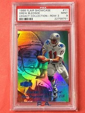 DREW BLEDSOE 1998 Flair Showcase 12/100 Legacy Collect ROW 3 PSA 9 Patriots #11
