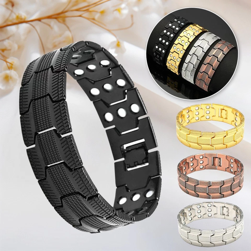 Männer Frauen Armband Therapeutische Energie Heilung Magnetarmband Therapie - Bild 3 von 4