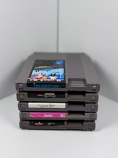 Lot of 5 Nintendo NES Games - TMNT, Super Off-Road, Pro Wrestling, Barbie, Skate