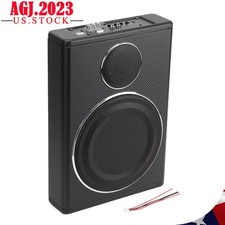 800W Slim Under-Seat Subwoofer Powered Car Truck Sub with Wireless Amp Kit