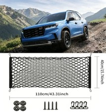 Rear Trunk Bed Envelope Style Mesh Cargo Net Storage For Honda Pilot 2016-2025