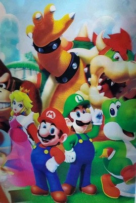 Super MARIO BROS. 3D LENTICULAR POSTER !!       
