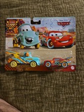DISNEY PIXAR CARS 20th RACE CELEBRATE MATER LIGHTNING MCQUEEN 2026 2 PACK New