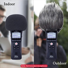 Zoom H1N Handy Recorder W/ Foam & Furry Windscreen Indoor Outdoor Audio UK