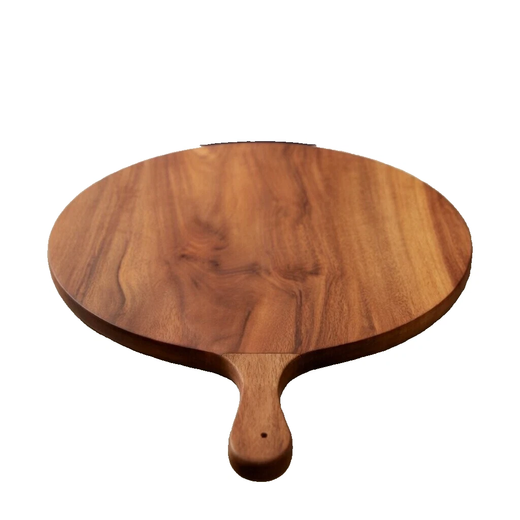 Sheesham Wood Pizza Board Large Charcuterie Serving Platter Cheese Tray Handle
Opens in a new window