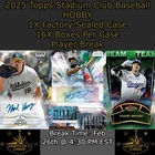 Aaron Judge 2025 Topps Stadium Club Baseball 1X Case Player BREAK #3