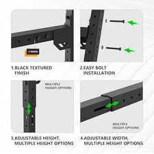 Adjustable Truck Bed Racks Compatible with Tacoma/Tundra/Silverado/Sierra/Ram