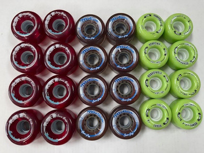 Sure Grip outdoor Boardwalk Motion Roller Skate Wheels 65 62 57mm 3 Sets lot
