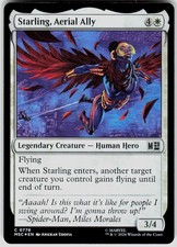 Starling Aerial Ally Foil 778 Commander Marvel Super Heroes Magic the Gathering