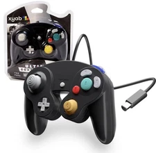 Brand New Controller for Nintendo GameCube Wii Switch Black XYAB
