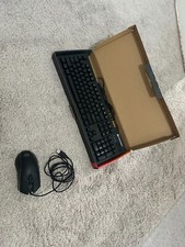 Cyberpower PC 01 N0HI LED Wired Game Keyboard KB-161-306/ Cyberpower Mouse