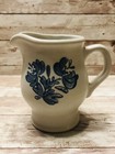 Vintage Pfaltzgraff Yorktowne Creamer Small Serving Pitcher 7-24 Blue On Gray — photo 1