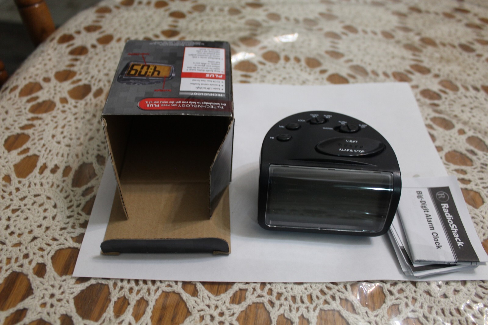 Vintage Radio Shack big digit  Alarm Clock, NO 63-245