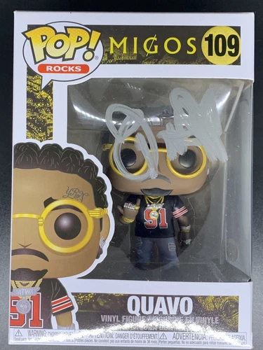 Quavo Huncho Migos Signed Autographed Funko Pop Psa/dna Coa Rare 