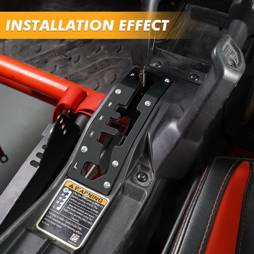 Shifter Plate Shift Gate & Passenger Handle Grab For Can-Am Maverick X3 2017-23 - Picture 7 of 13