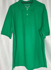 Saddlebred Men's Perfect Polo Green Short Sleeve Classic Polo Size L NWT