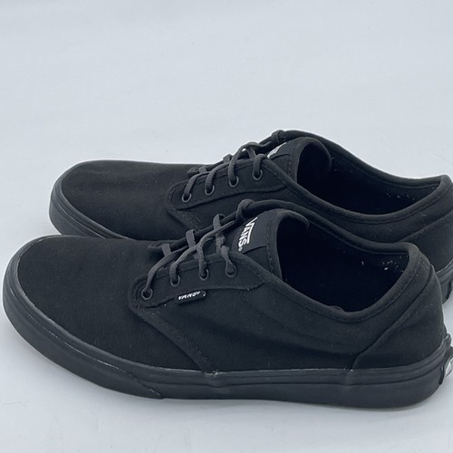 VANS Top basso in tela nero unisex giovane taglia 7 - Foto 5 di 10